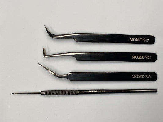 Jet Black Tweezer Collection 🖤